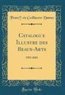 Franc¸ois Guillaume Dumas, François Guillaume Dumas - Catalogue Illustré des Beaux-Arts