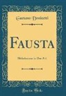 Gaetano Donizetti - Fausta