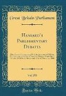 Great Britain Parliament - Hansard's Parliamentary Debates, Vol. 293