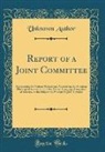 Unknown Author - Report of a Joint Committee