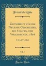 Friedrich Rühs - Zeitschrift für die Neueste Geschichte, die Staaten-und Völkerkunde, 1816, Vol. 4