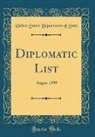 United States Department Of State - Diplomatic List