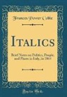 Frances Power Cobbe - Italics
