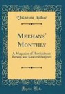 Unknown Author - Meehans' Monthly