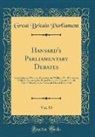 Great Britain Parliament - Hansard's Parliamentary Debates, Vol. 53