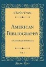 Charles Evans - American Bibliography, Vol. 7