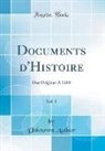 Unknown Author - Documents d'Histoire, Vol. 1