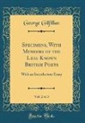 George Gilfillan - Specimens, With Memoirs of the Less-Known British Poets, Vol. 2 of 3