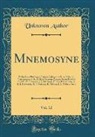 Unknown Author - Mnemosyne, Vol. 12