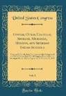 United States Congress - Uintah, Ouray, Colville, Spokane, Morango, Mission, and Sherman Indian Schools, Vol. 1