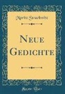 Moritz Strachwitz - Neue Gedichte (Classic Reprint)