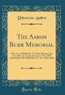 Unknown Author - The Aaron Burr Memorial