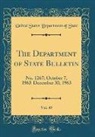 United States Department Of State - The Department of State Bulletin, Vol. 49