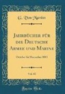 G. von Marees, G. von Marées - Jahrbücher für die Deutsche Armee und Marine, Vol. 41