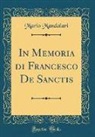 Mario Mandalari - In Memoria di Francesco De Sanctis (Classic Reprint)