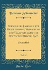 Hermann Schumacher - Schmollers Jahrbuch für Gesetzgebung, Verwaltung und Volkswirtschaft im Deutschen Reiche, 1918, Vol. 42