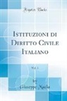 Giuseppe Madia - Istituzioni di Diritto Civile Italiano, Vol. 1 (Classic Reprint)