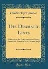 Charles Eyre Pascoe - The Dramatic Lists