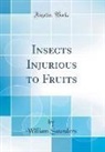 William Saunders - Insects Injurious to Fruits (Classic Reprint)