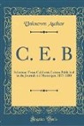 Unknown Author - C. E. B