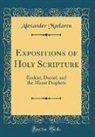 Alexander Maclaren - Expositions of Holy Scripture