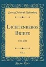 Georg Christoph Lichtenberg - Lichtenbergs Briefe, Vol. 1