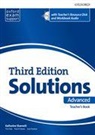 Paul A. Davies, Oxford Editor, Tim Falla - Solutions Advanced Teacher Pack with Resource Disk