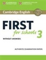 Cambridge ESOL - First for Schools 3 Student Book