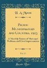 H. A. Mason - Pacific Municipalities and Counties, 1923, Vol. 37