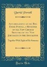 David Powell - Autobiography of the Rev. David Powell, a Minister of the New Church Signified by the New Jerusalem in the Apocalypse