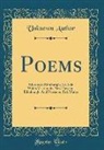 Unknown Author - Poems