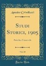 Amedeo Crivellucci - Studi Storici, 1905, Vol. 14