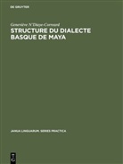 Geneviève N¿Diaye-Correard, Geneviève N'Diaye-Correard - Structure du dialecte basque de Maya