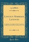 A. Gibbons - Lincoln Marriage Licences