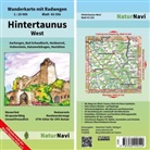 NaturNav, NaturNavi - NaturNavi Wanderkarte mit Radwegen Hintertaunus West
