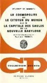 FOUGERET DE MONBRON, Jean-Louis Fougeret de Monbron, Jean-Louis (1706-1760) Fougeret de Montbron, Jean-Louis Fougeret De Montbron, Raymond Trousson - Le cosmopolite ou Le citoyen du monde. La capitale des Gaules ou La nouvelle Babylone
