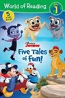 Disney (COR)/ Disney Storybook Art Team (COR), Disney Book Group, Disney Books, Disney Storybook Art Team - World of Reading: Disney Junior: Five Tales of Fun Level 1 Reader