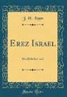 J. H. Kann - Erez Israel