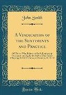John Smith - A Vindication of the Sentiments and Practice