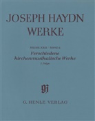 Joseph Haydn, Marianne Helms - Haydn, Joseph - Verschiedene kirchenmusikalische Werke, 1. Folge. Bd.1