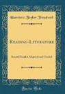 Harriette Taylor Treadwell - Reading-Literature