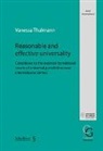Vanessa Thalmann - Reasonable and effective universality