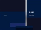 ADAM, Adam, Peter Adam, Wilfrie Wang, Wilfried Wang - Eileen Gray: E.1027, 1926-1929