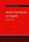 Ingo Plag, Ingo (Heinrich-Heine-Universitat Dusseldorf) Plag, Plag Ingo - Word-Formation in English