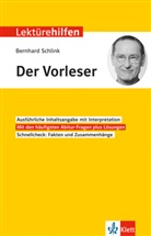 Hanns-Peter Reisner, Hans-Peter Reisner, Bernhard Schlink - Klett Lektürehilfen Bernhard Schlink, Der Vorleser