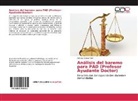Alfonso Olaya Abril - Análisis del baremo para PAD (Profesor Ayudante Doctor)