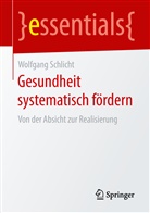 Wolfgang Schlicht - Gesundheit systematisch fördern