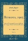 Paul Meyer - Romania, 1905, Vol. 34