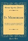 Heman Rowlee Timlow - In Memoriam