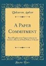 Unknown Author - A Paper Commitment